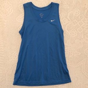 NIKE Blue Tank Top